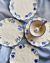 Teller Eimy – Blau (4er-Set)