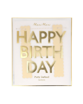 Girlande Happy Birthday - Gold