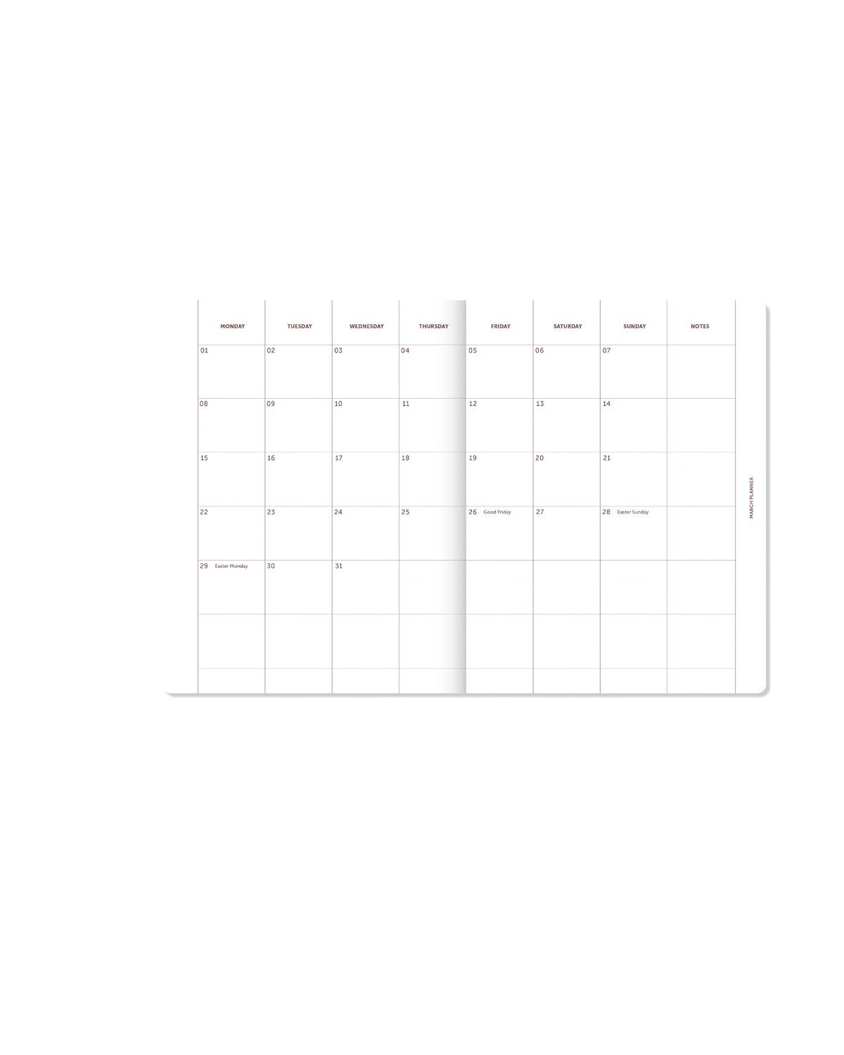 Terminplaner & Tagebuch 2027 - Rosa/Leinen