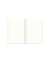 One Line a Day Tagebuch - Toile de Jouy Blau
