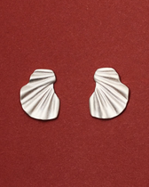 Ohrstecker Wave - silber