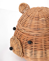 Tasche Bär aus Rattan – Natur