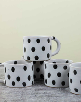 Tasse BLOT - schwarz/weiß