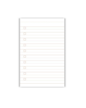 Notizblock Everyday List - Dunkelblau/Hellblau