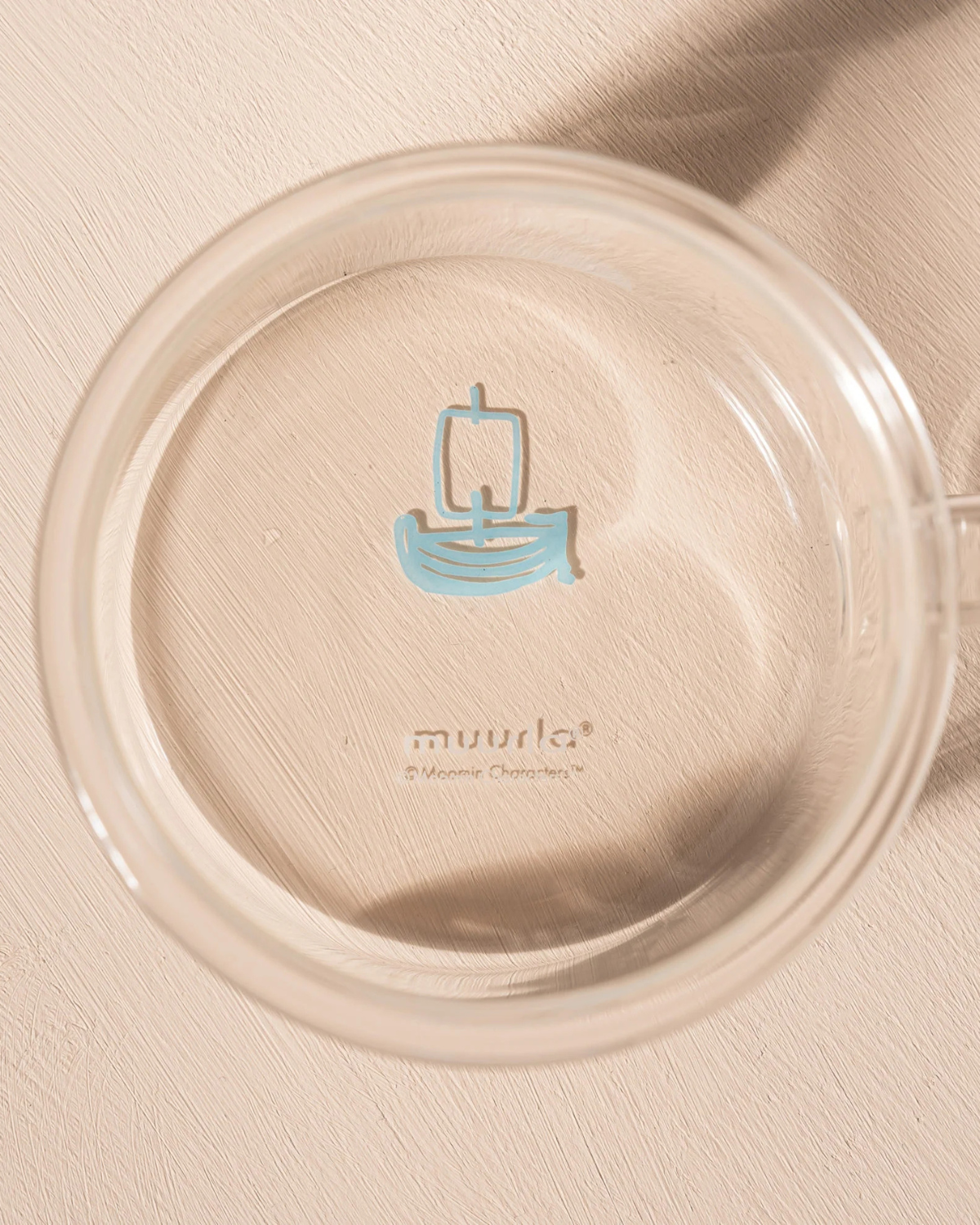 Mumin Glastasse aus Borosilikatglas - Mumintroll 350 ml