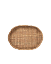 Tablett Lola - Oval mit gewelltem Rand (50x35 cm)