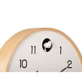 Wanduhr Natur Kuckuck - Weiß