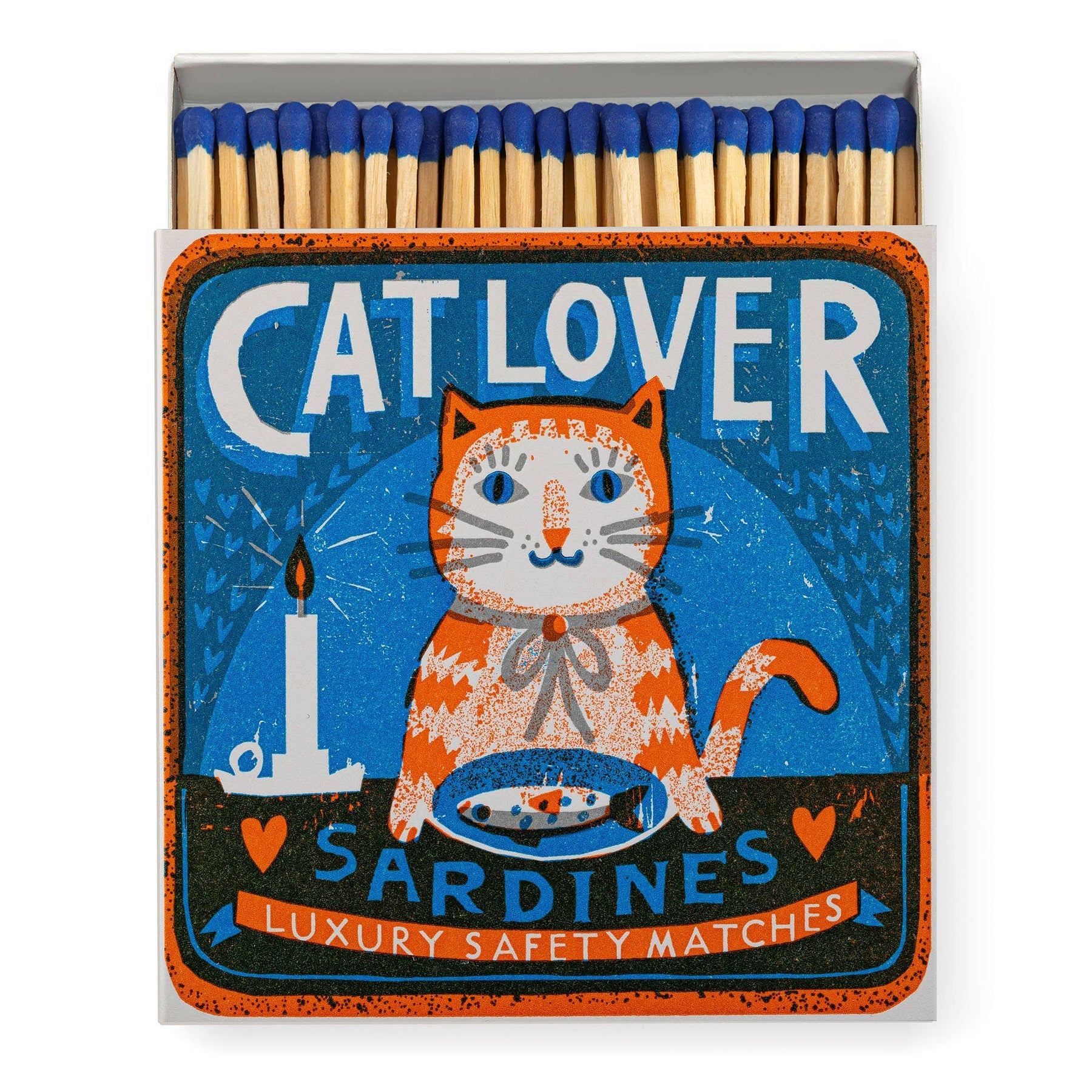 Cat Lover | Quadratische Sicherheitszündhölzer