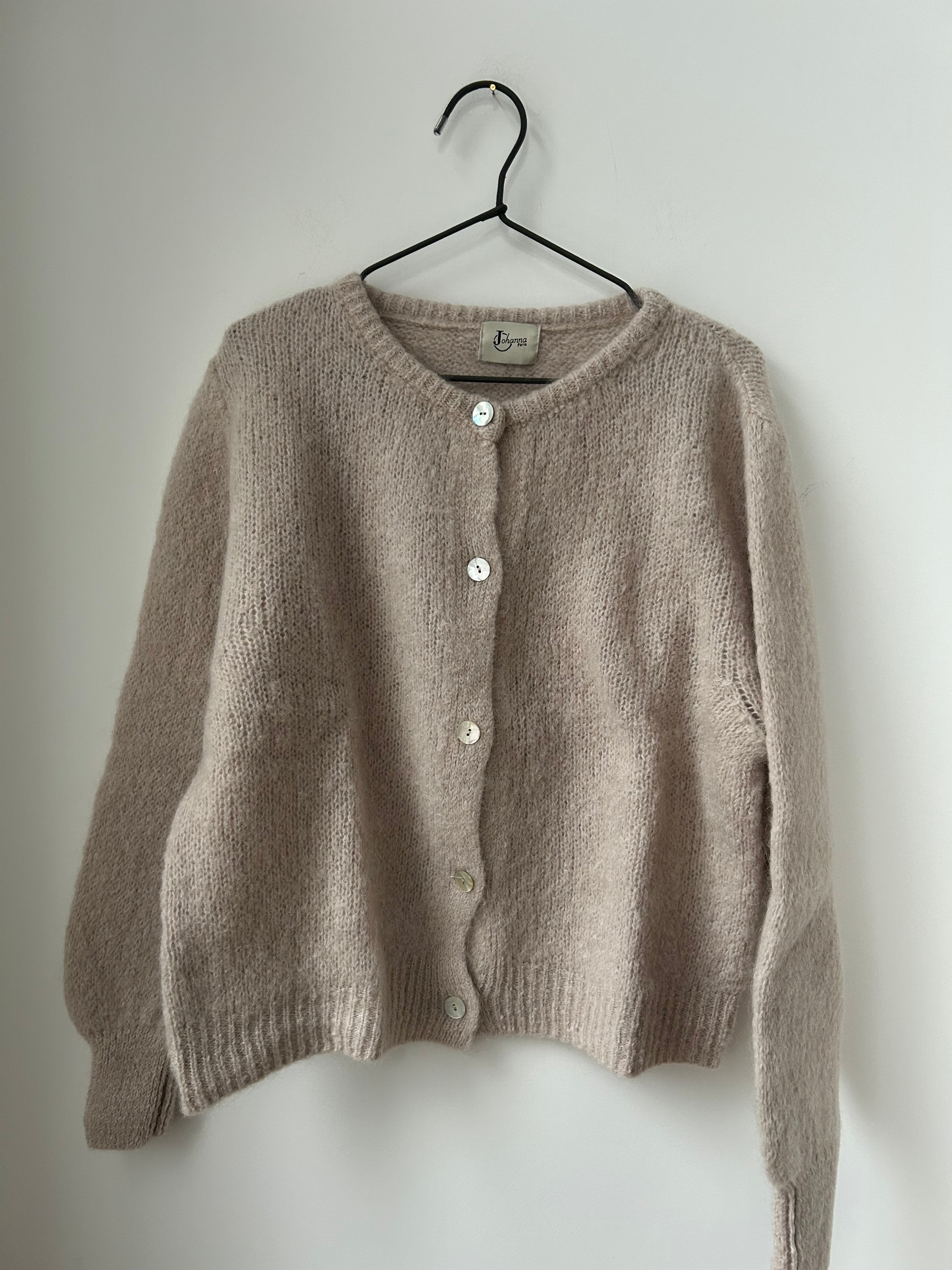 Strickjacke Cardigan - natur