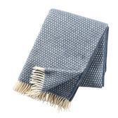 Wolldecke Knut - smokey blue