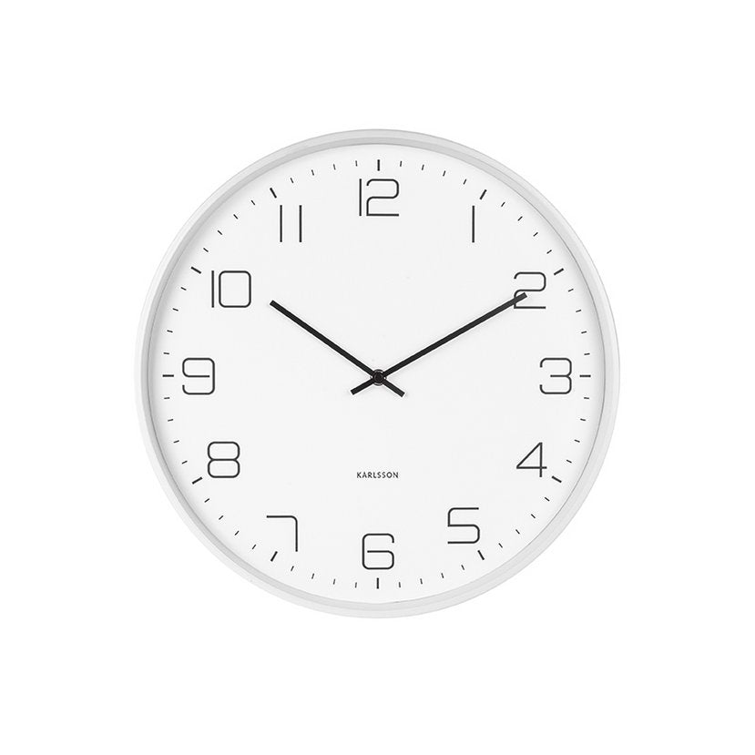 Wanduhr Lofty - Weiß