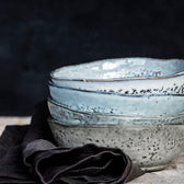 Schale Rustic - Grau/Blau Ø 14 cm