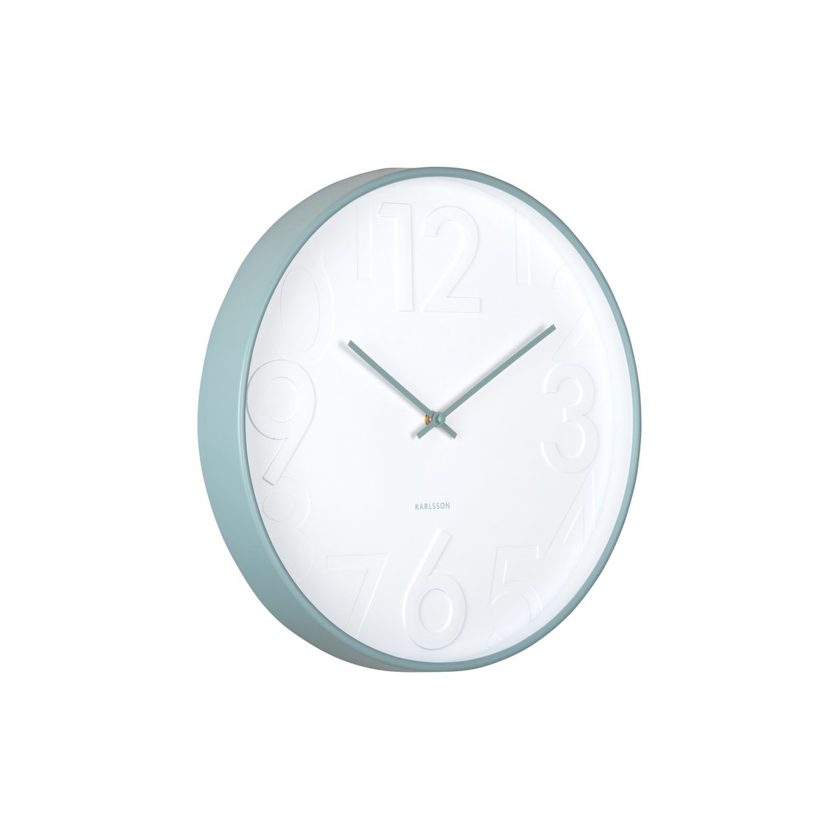 Wanduhr Fasten - Blau