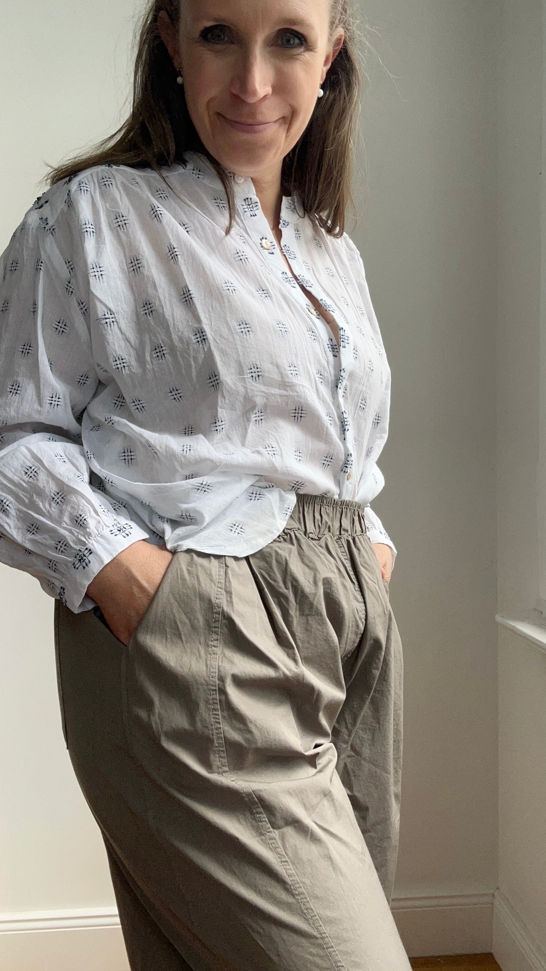 Sommerhose - taupe