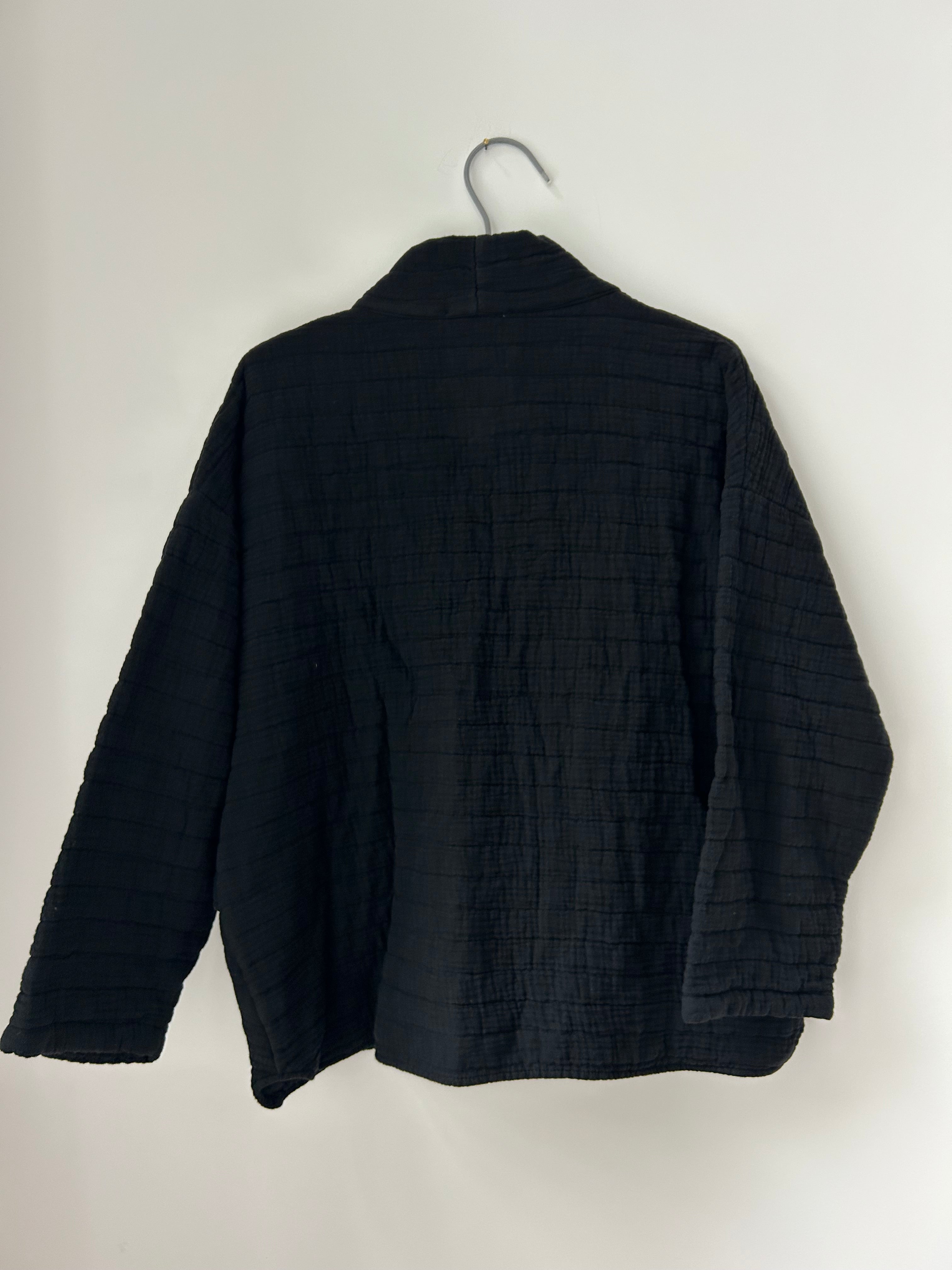 Kimono-Jacke Schwarz