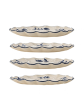 Teller Eimy – Blau (4er-Set)