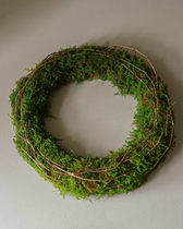 Kranz Moos - Green Halo Moss Wreath (Ø 40 cm)