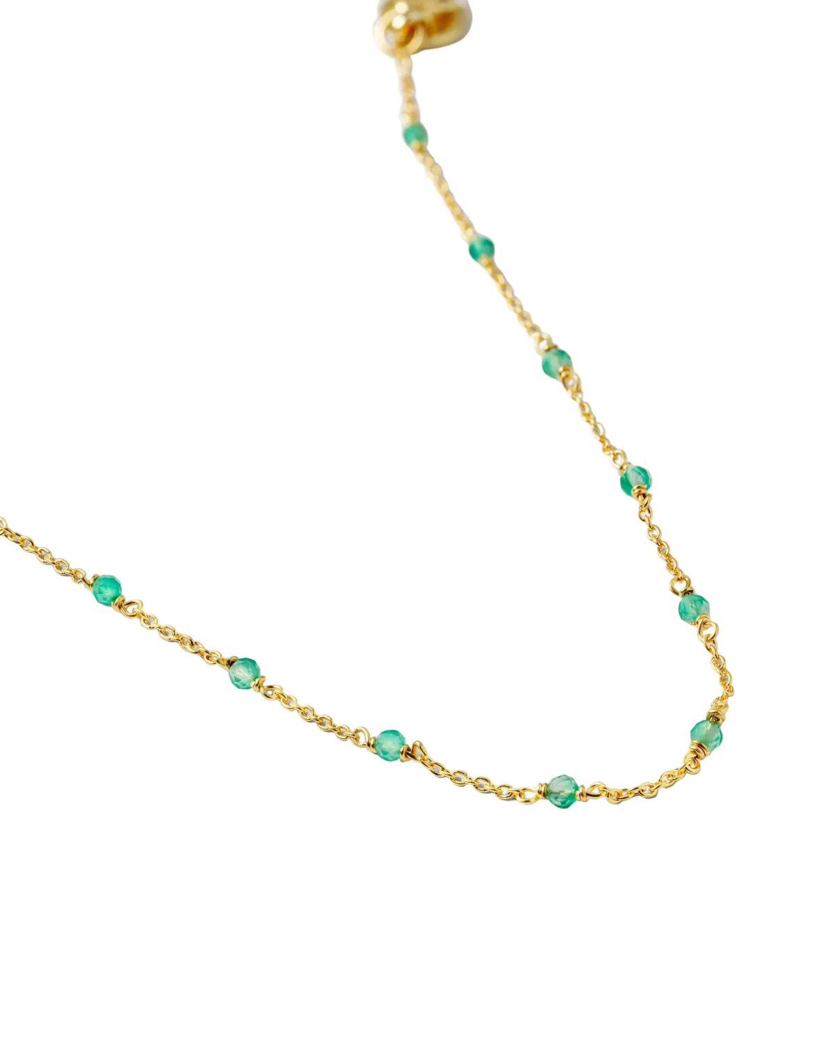 Armband Santa Monica - Gold / Green Onyx