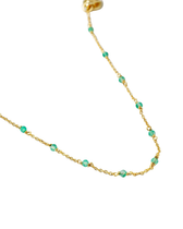 Armband Santa Monica - Gold / Green Onyx