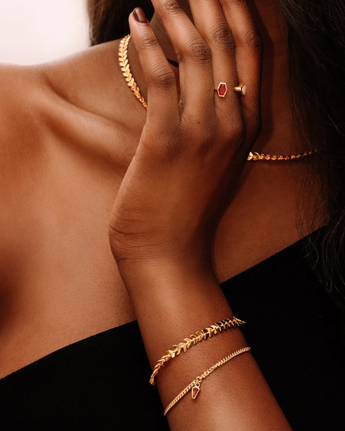 Armband Layers Olivia - gold