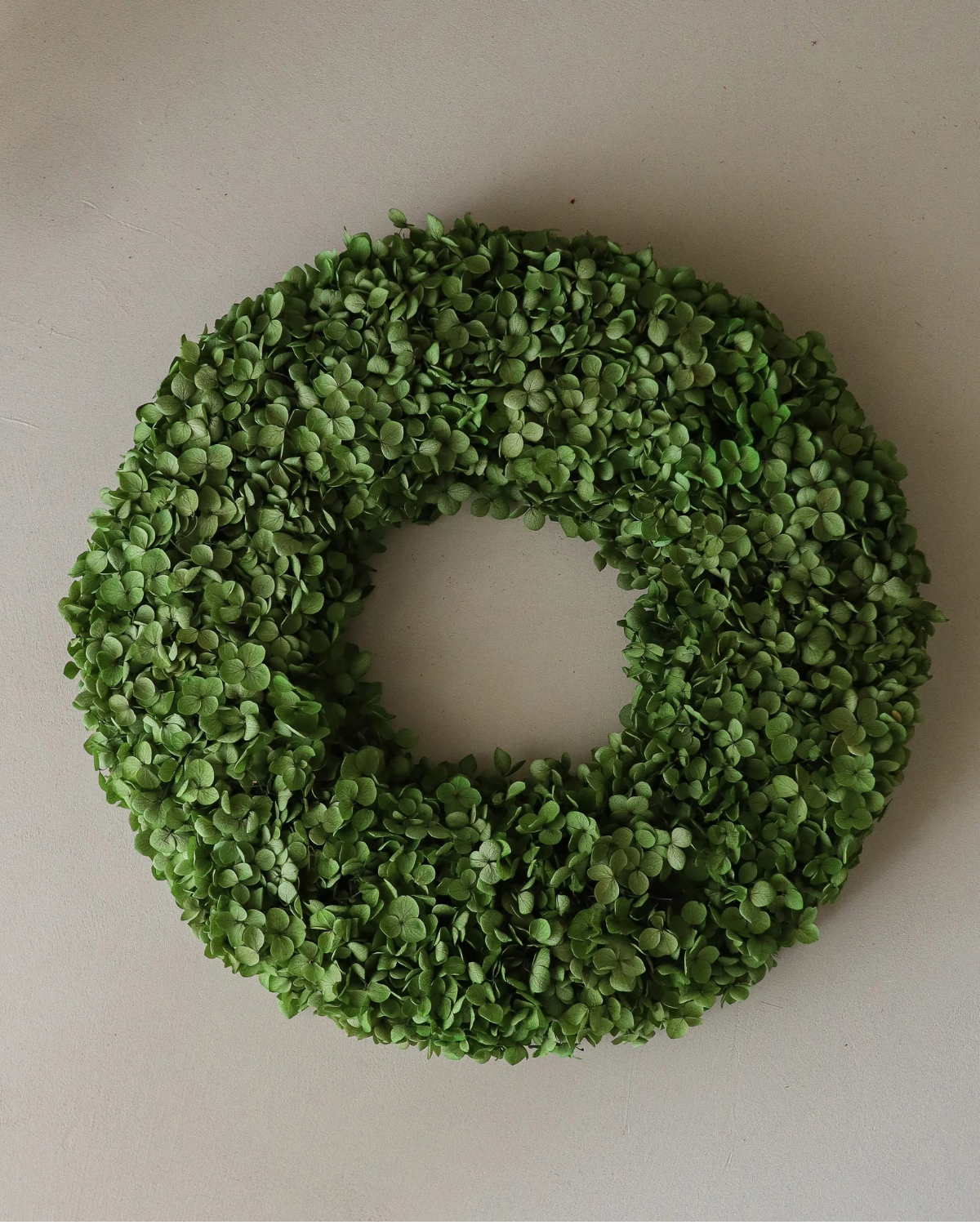 Kranz Hortensien - Green Hydrangea Wreath (Ø 40 cm)