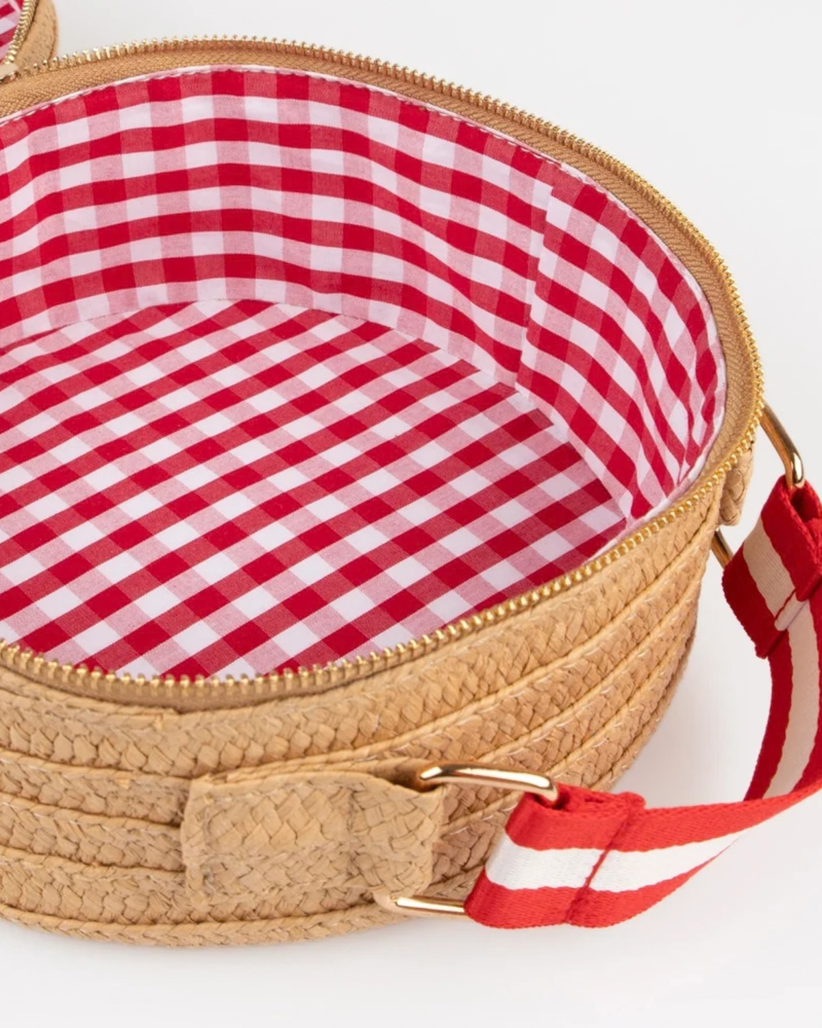 Tasche Bär aus gewebtem Papier – Braun