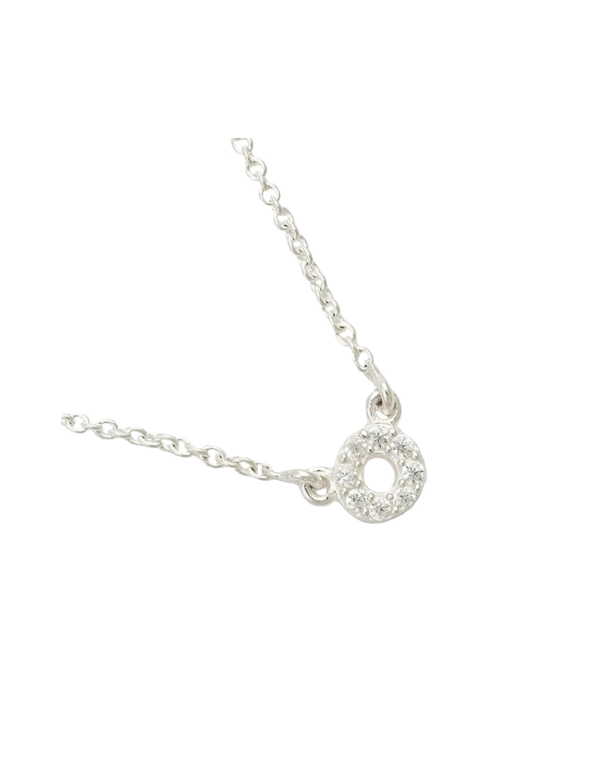 Halskette Mini O - silber
