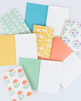 Notizbücher Flora - 8er-Set