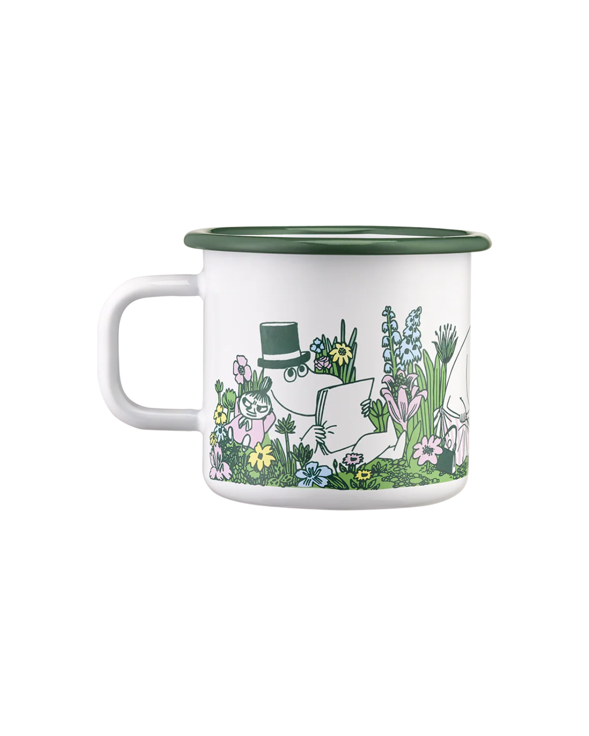 Mumin Emaille Becher - In the Garden 370 ml