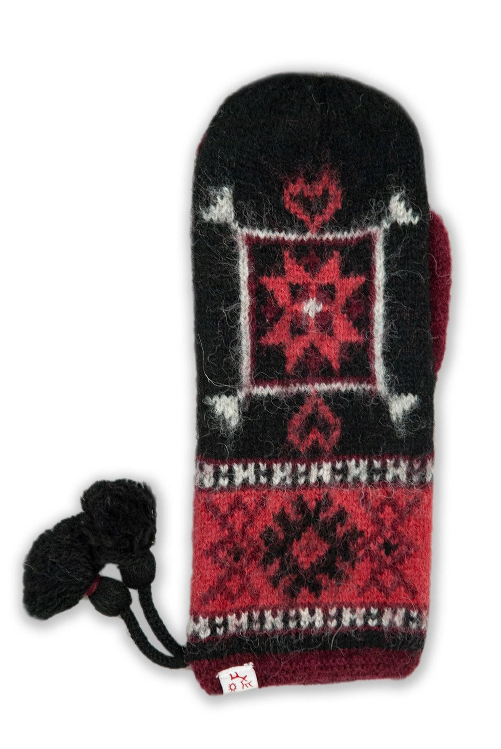 Rasska Strickfäustling schwarz