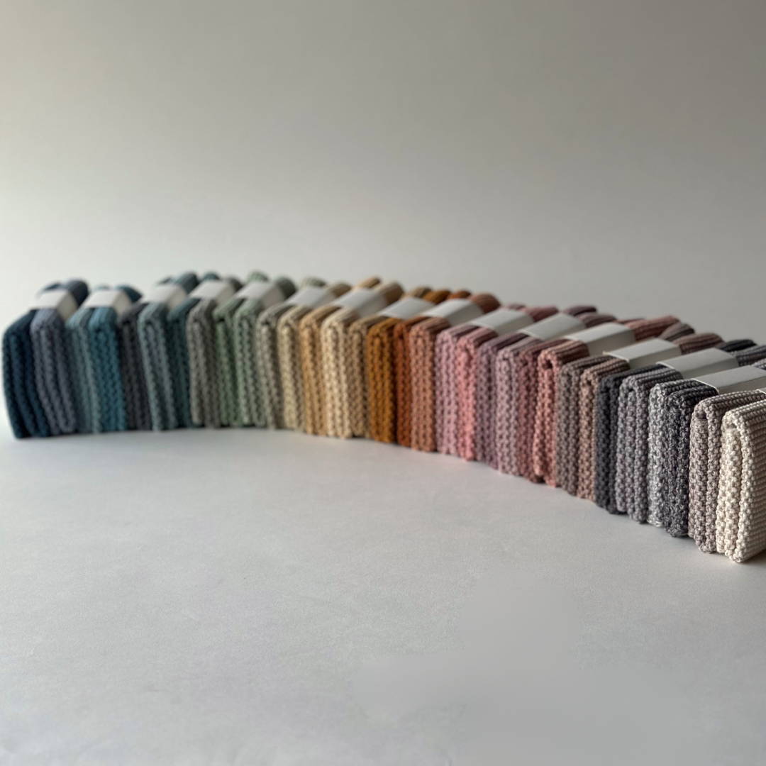 Gestrickte Spültücher 25 x 25 cm – 2er-Set Straw