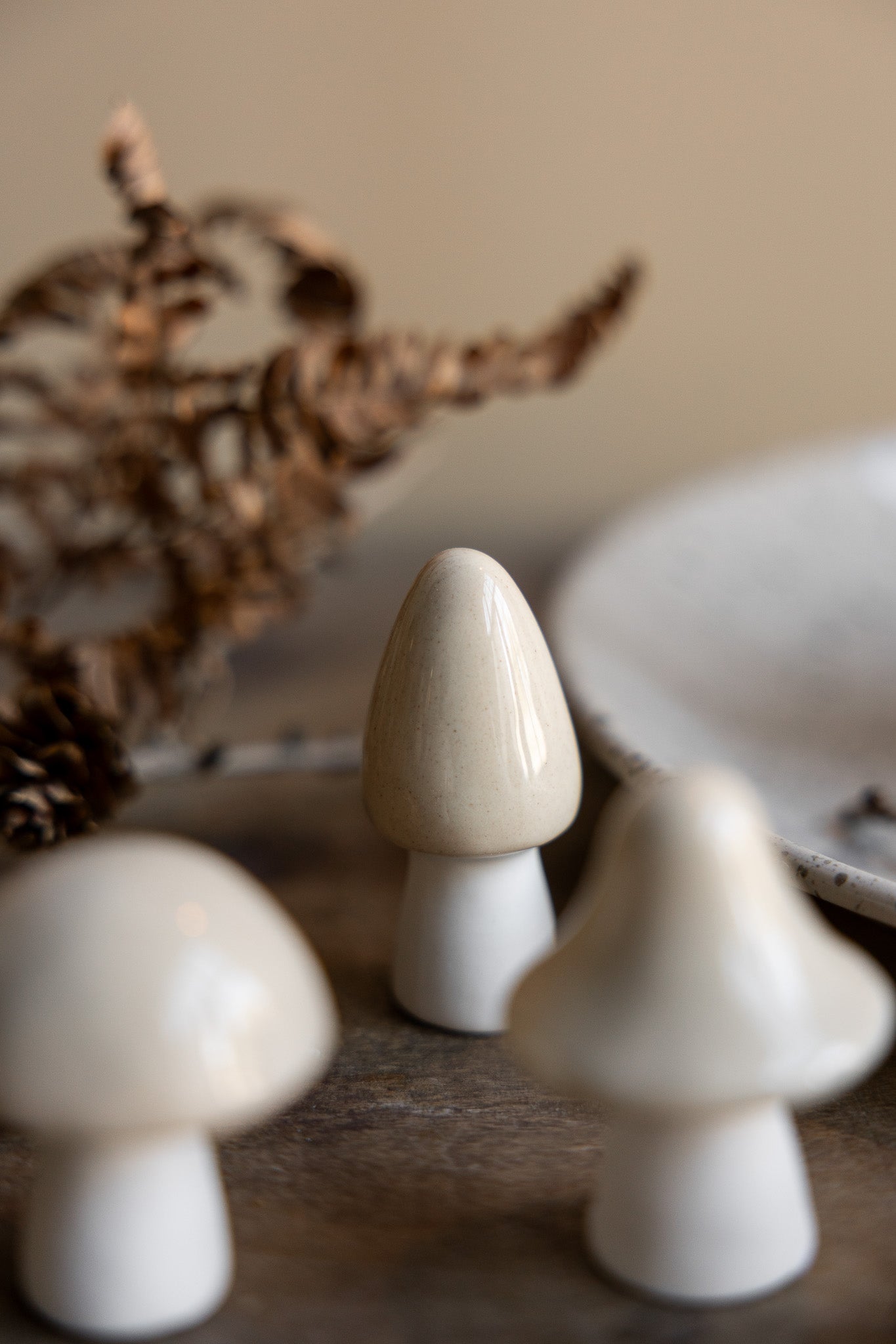 Deko-Pilz Bohult - beige