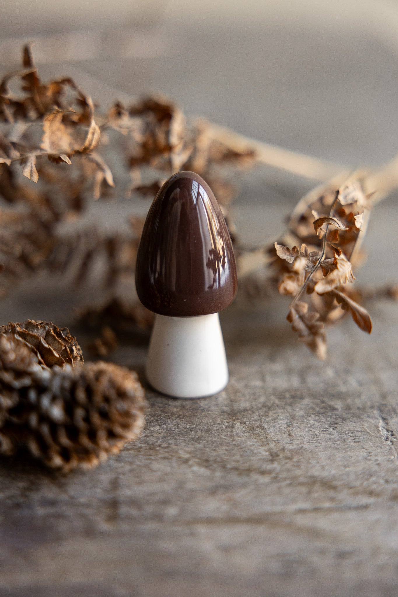 Deko-Pilz Bohult - braun