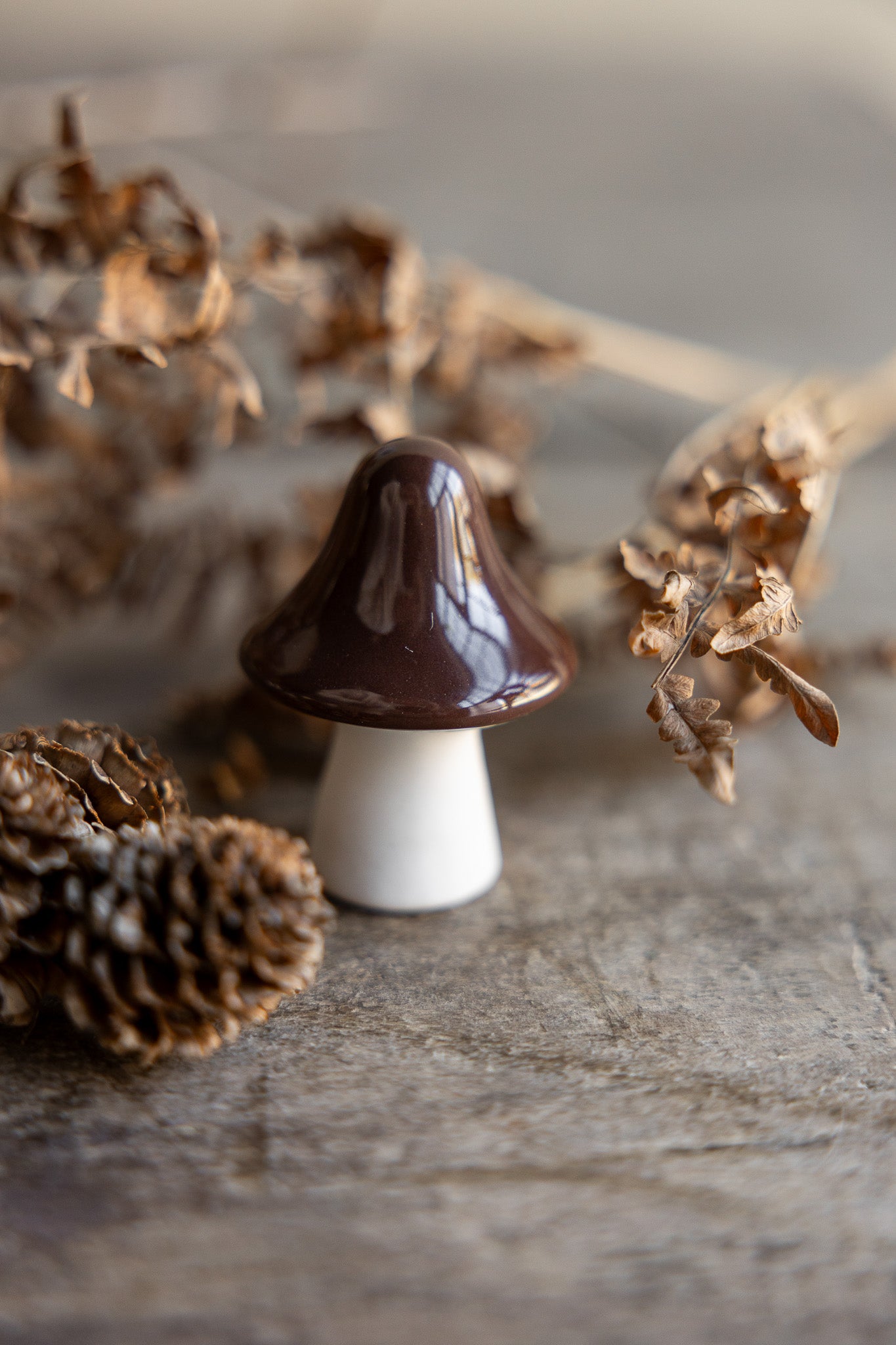 Deko-Pilz Bosten - braun