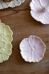 Kleine Schale in Blumenform - Hellrosa