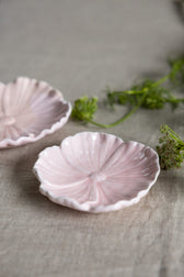 Kleine Schale in Blumenform - Hellrosa