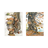 Minikarten Set Herbstblätter - Geschenkkarten mit Umschlägen (10 Stk.)