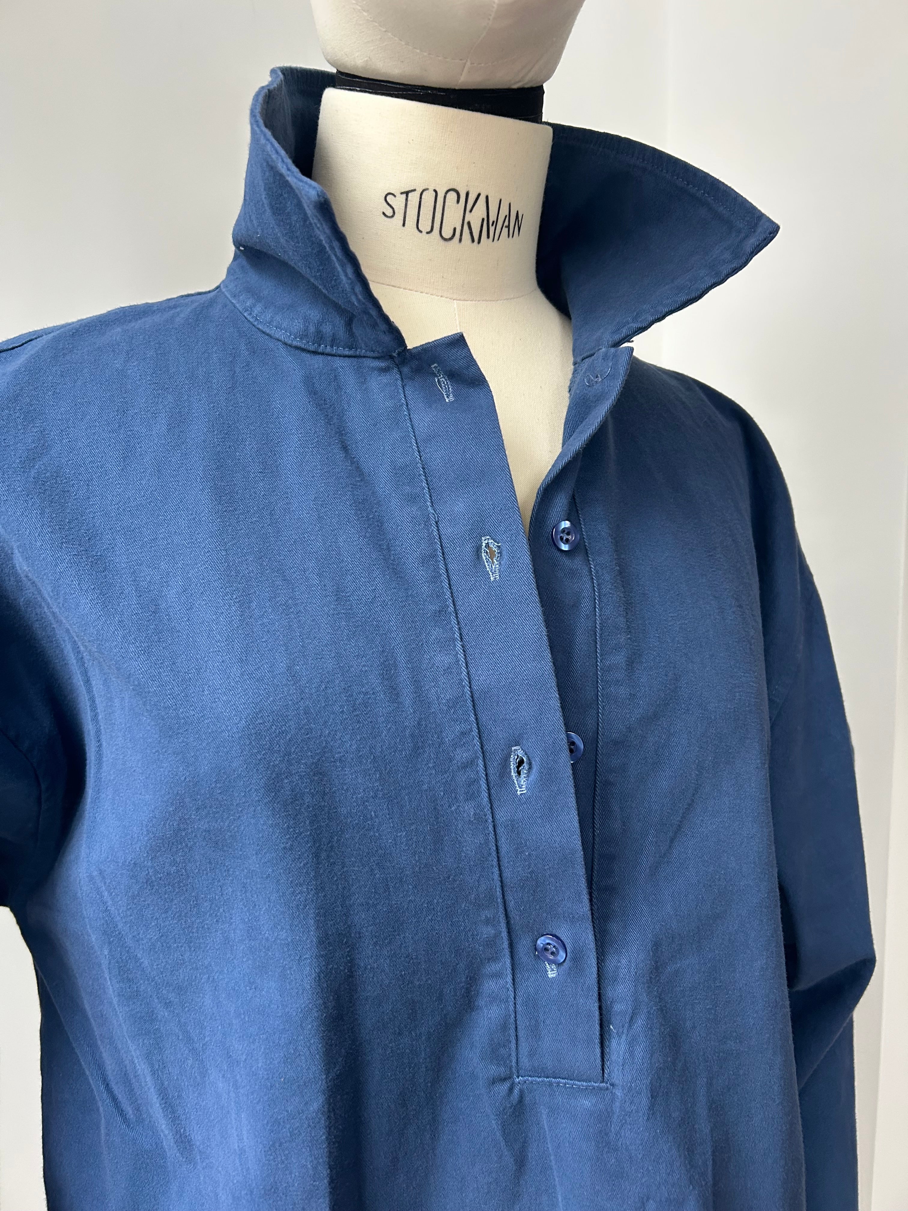 Hemd aus festem Stoff - navy