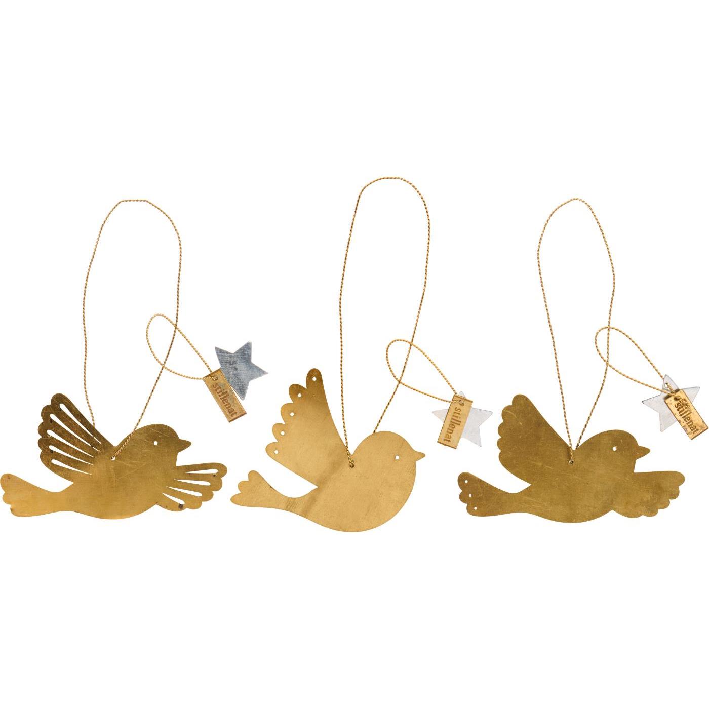 kleine Gloria-Vögel zum Aufhängen - 3er Set