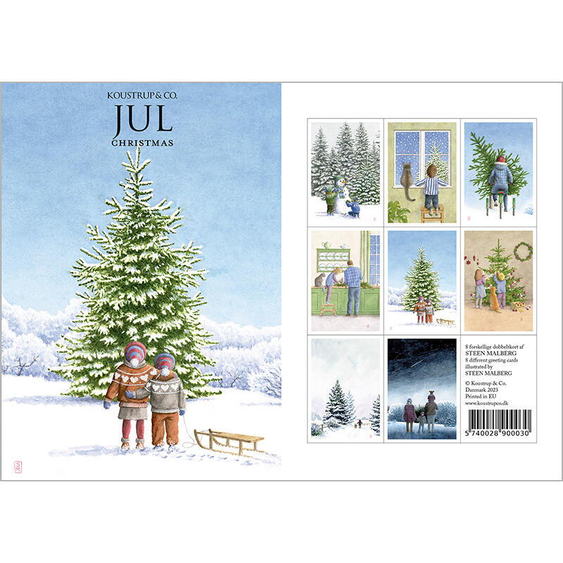 Weihnachten Malberg – Grußkarten 8er Set mit Umschlägen