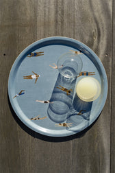 Tablett Swimmers - Blau - Ø 38 cm