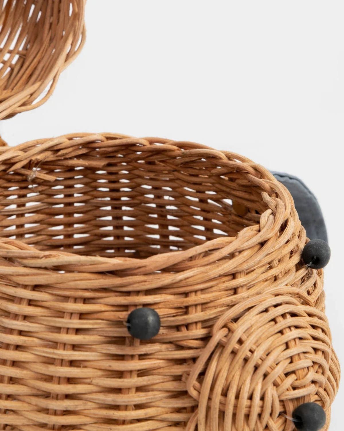 Tasche Bär aus Rattan – Natur