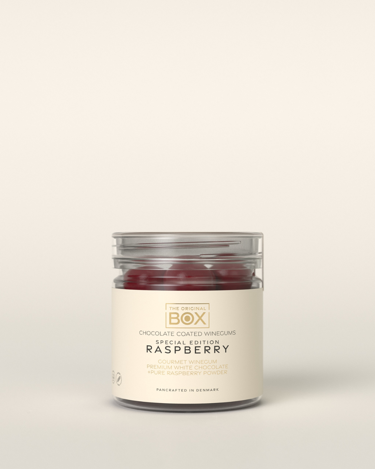 Fruchtgummi mit Schokolade - Raspberry / Himbeere 110g