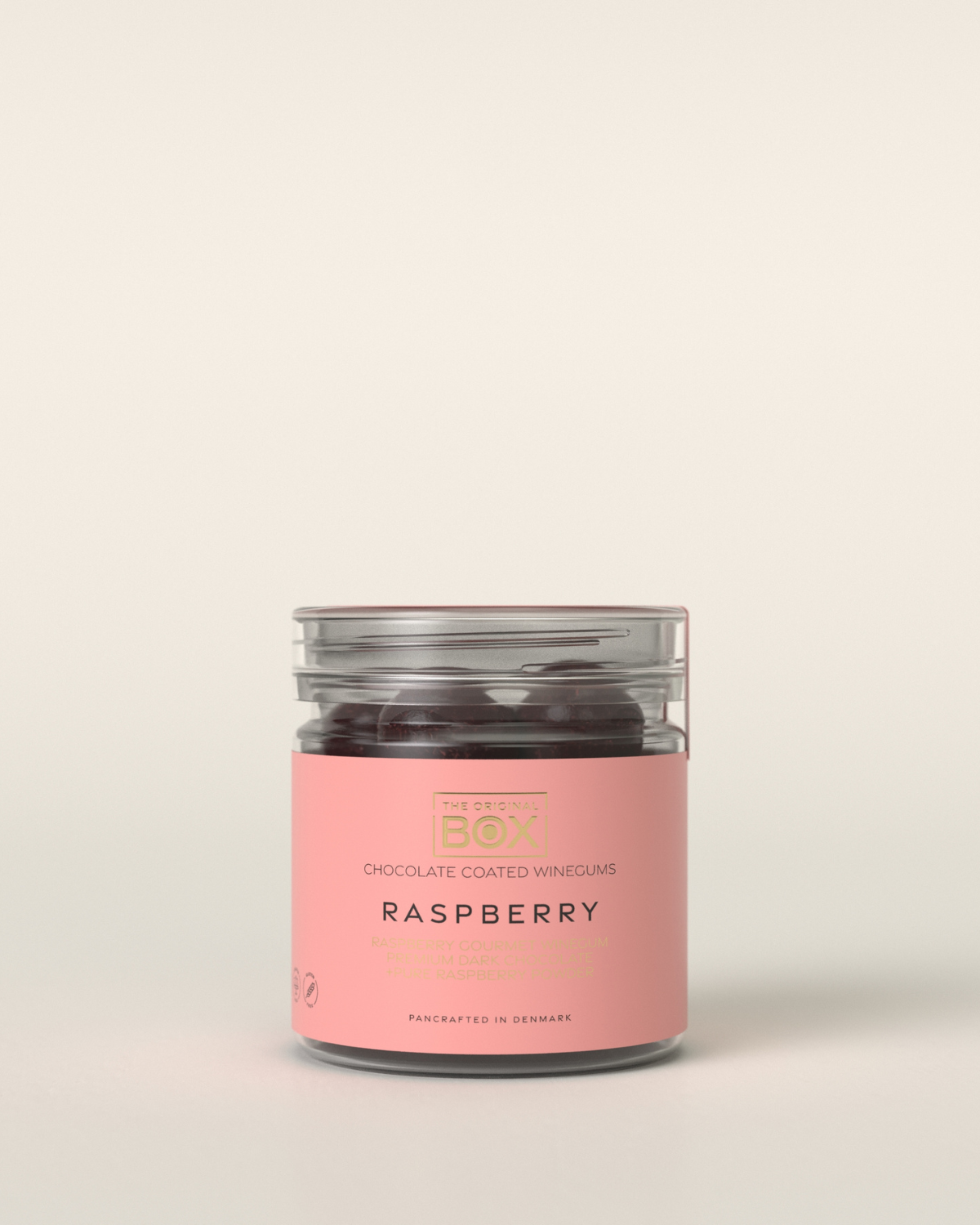 Fruchtgummi mit Schokolade – Dark Raspberry / Himbeere & Dunkle Schokolade 110 g