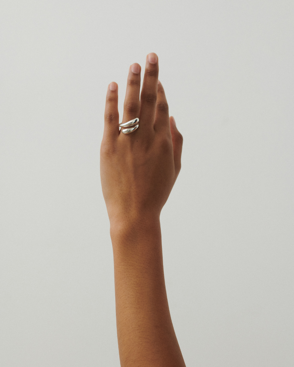 Ring Rain - silber