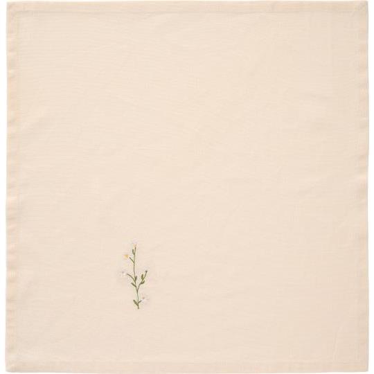 Stoffserviette Flora - weiße Margeriten
