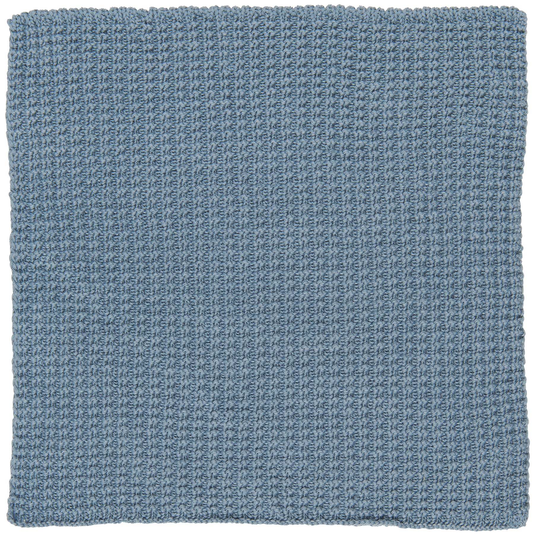 Spüllappen getrickt - staubig blau