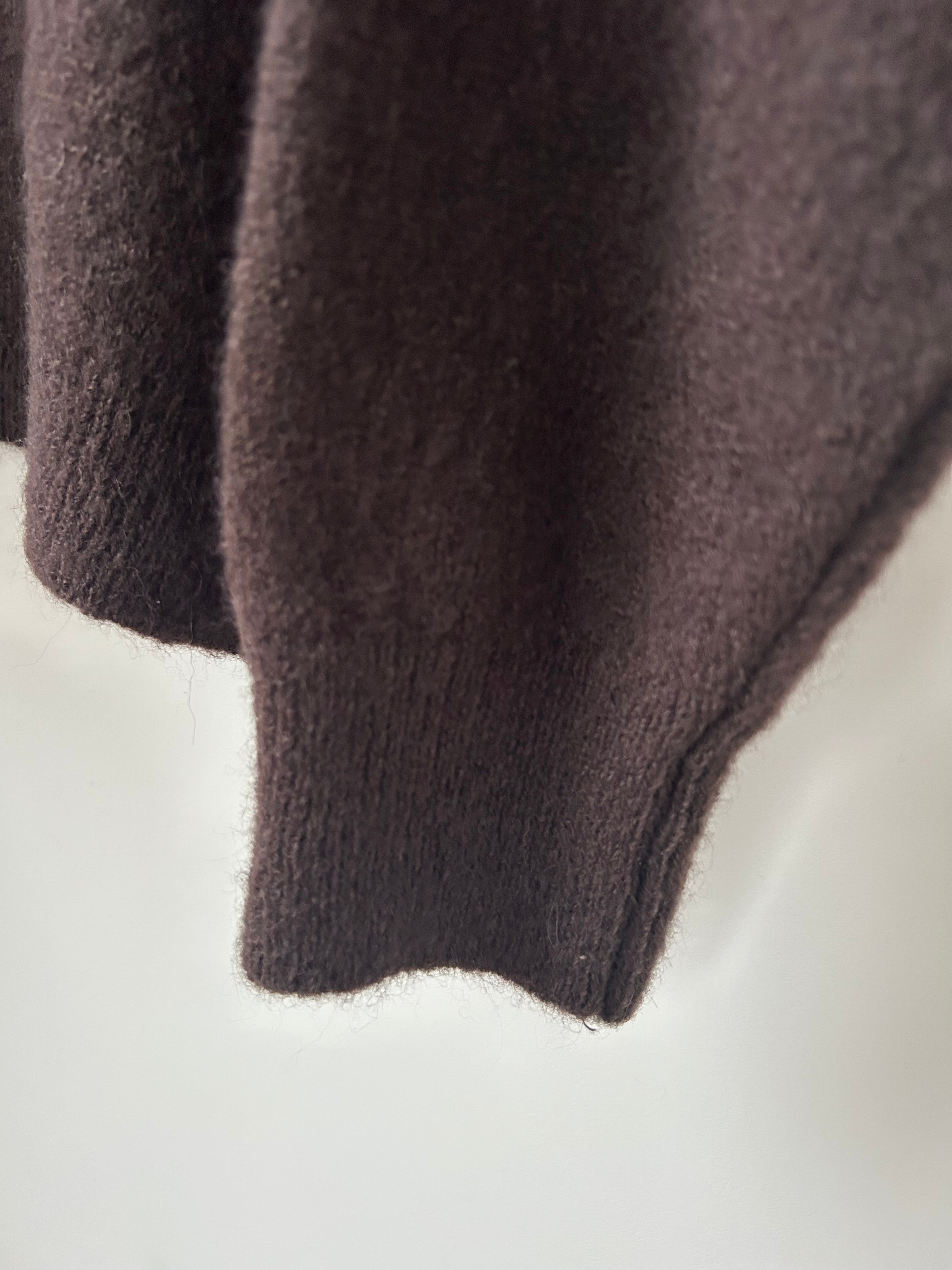 Rollkragen Pullover schokobraun