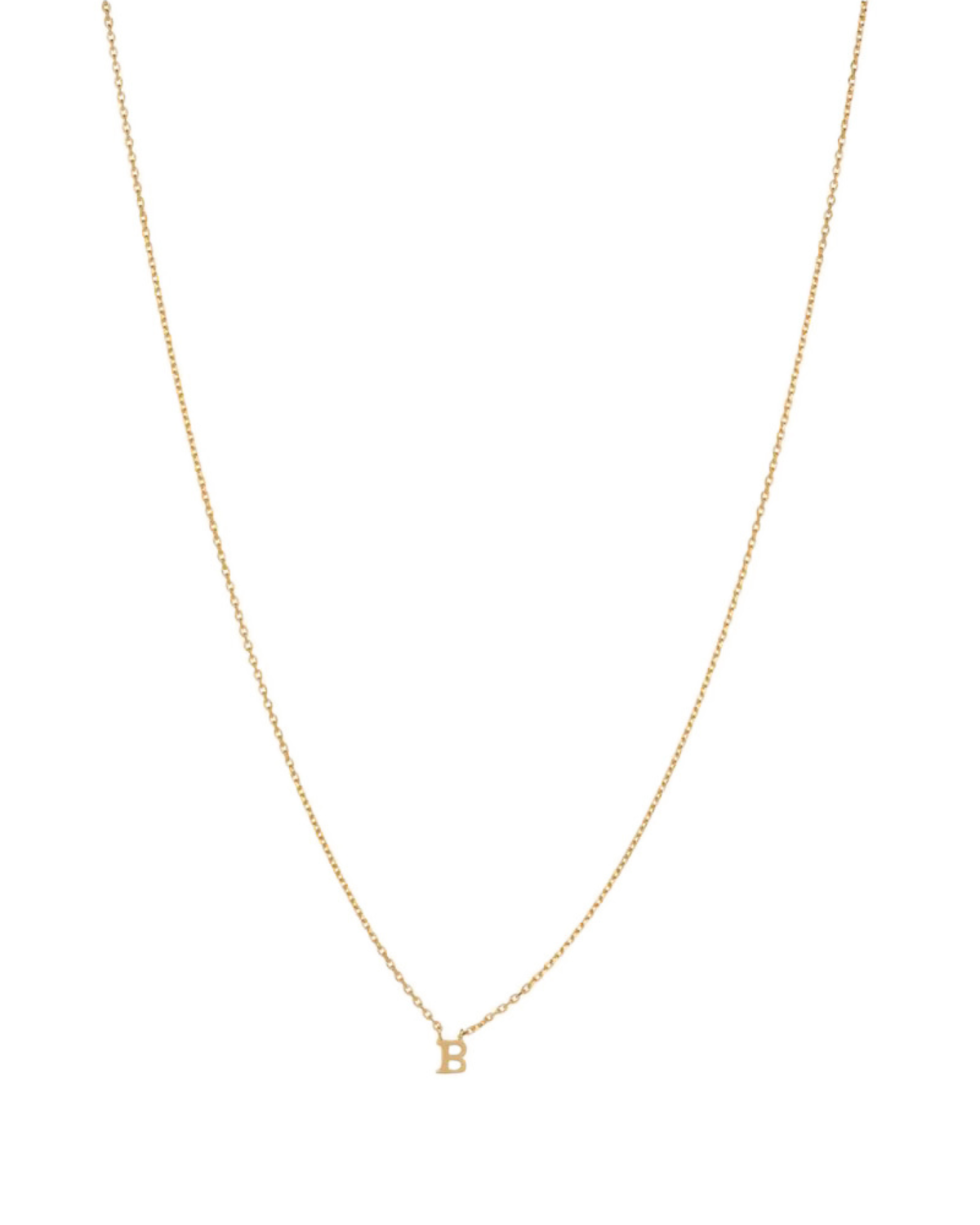 Halskette Note - gold versch. Buchstaben