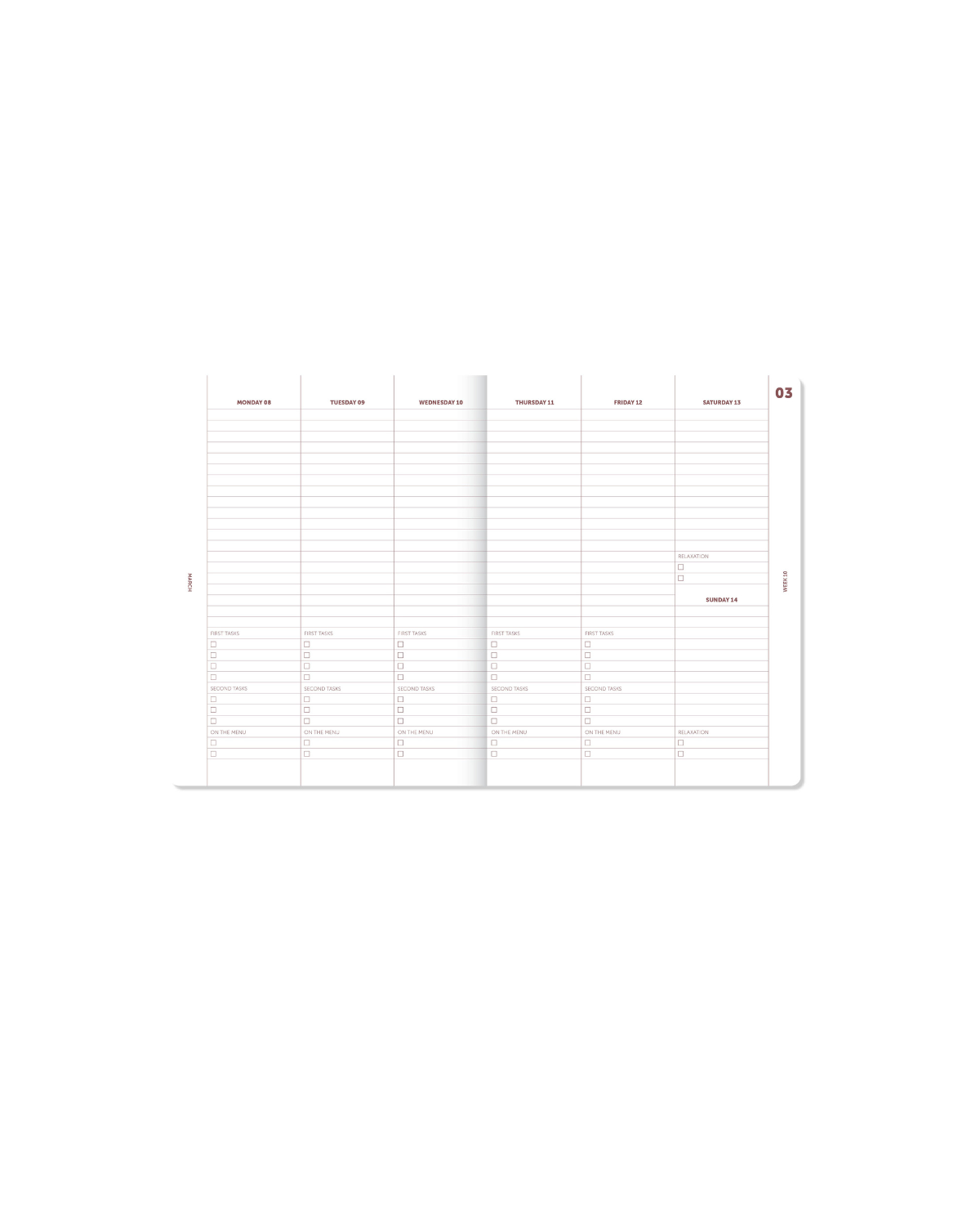 Journal 2027 - Beiges Leinen